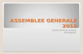 ASSEMBLEE GENERALE 2013