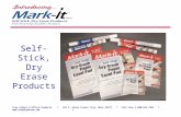 Self-Stick, Dry Erase Products