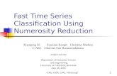 Fast Time Series Classification Using Numerosity Reduction