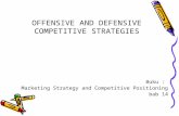 OFFENSIVE AND DEFENSIVE COMPETITIVE STRATEGIES