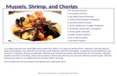 Mussels, Shrimp, and Chorizo