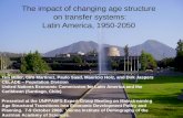 The impact of changing age structure  on transfer systems: Latin America, 1950-2050