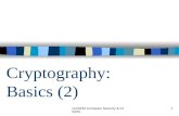 Cryptography:  Basics (2)