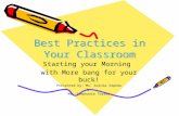 Best Practices in Your Classroom
