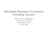 Microbial Research Commons Including Viruses