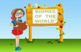 BIOMES OF  THE WORLD