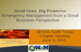 Small Fires, Big Problems: Emergency Management from a Small Business Perspective