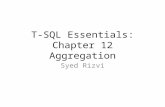 T-SQL Essentials: Chapter 12 Aggregation