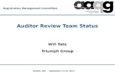 Auditor Review Team Status