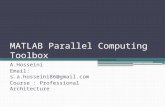 MATLAB  Parallel Computing Toolbox