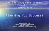 Safe and Drug-Free Schools  & Communities Planning for Success!