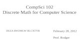 CompSci  102 Discrete Math for Computer Science