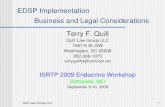 EDSP Implementation Business and Legal Considerations