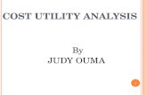 COST UTILITY ANALYSIS