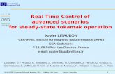 Real Time Control of  advanced scenarios  for steady-state tokamak operation