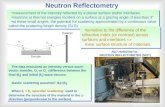 Neutron Reflectometry