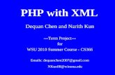 PHP with XML