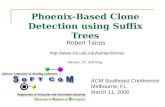 Phoenix-Based Clone Detection using Suffix Trees