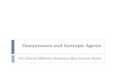 Vasopressors  and  Inotropic  Agents
