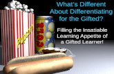What’s Different About Differentiating for the Gifted?