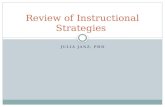 Review of Instructional Strategies
