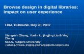 Browse design in digital libraries: Impact on user experience