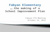 Fabyan  Elementary …. the making of a School Improvement Plan
