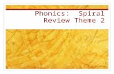 Phonics:  Spiral Review Theme 2