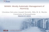 MAMA: Mostly Automatic Management of Atomicity