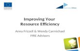 Improving Your  Resource Efficiency
