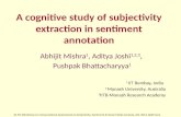 A cognitive study of subjectivity extraction in sentiment annotation