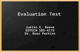Evaluation Test