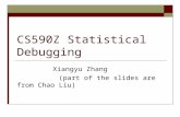 CS590Z Statistical Debugging