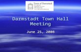 Darmstadt Town Hall Meeting
