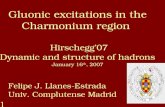 Gluonic excitations in the Charmonium region   Hirschegg’07 Dynamic and structure of hadrons