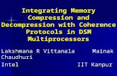 Integrating Memory Compression and Decompression with Coherence Protocols in DSM Multiprocessors