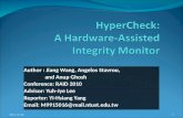 HyperCheck :  A  Hardware-Assisted Integrity Monitor