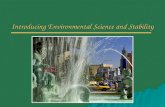 Introducing Environmental Science and Stability