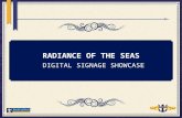 RADIANCE OF THE SEAS DIGITAL SIGNAGE SHOWCASE