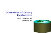 Overview of Query Evaluation