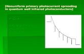 [Nonuniform primary photocurrent spreading in quantum well infrared photoconductors]