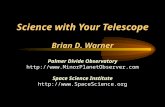 Science with Your Telescope