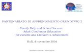 PARTENARIATO DI APPRENDIMENTO GRUNDTVIG 2 Family Help and School Success: