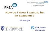 How do I know I want to be an academic?