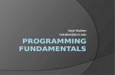 Programming Fundamentals