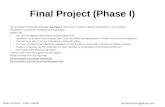 Final Project (Phase I)