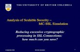 Analysis of Scalable Security –  MC-SSL Simulation