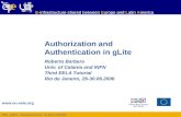 Authorization and Authentication in gLite