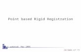 Point based Rigid Registration