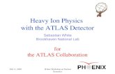 Heavy Ion Physics  with the ATLAS Detector for the  ATLAS Collaboration